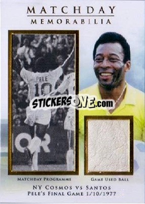 Sticker Pele - World Football UNIQUE 2015 n. MDY02 - Futera