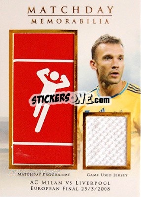 Sticker Andriy Shevchenko - World Football UNIQUE 2015 - Futera