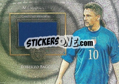 Sticker Roberto Baggio - World Football UNIQUE 2015 n. MEM08 - Futera
