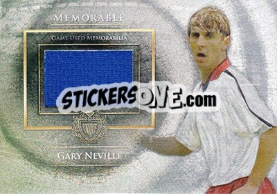 Sticker Gary Neville - World Football UNIQUE 2015 - Futera
