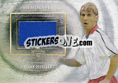 Sticker Gary Neville - World Football UNIQUE 2015 n. MEM14 - Futera