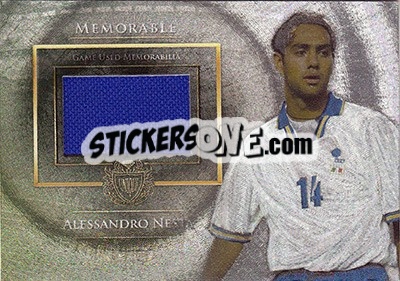 Sticker Alessandro Nesta - World Football UNIQUE 2015 n. MEM22 - Futera