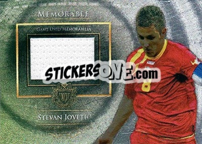 Sticker Stevan Jovetic - World Football UNIQUE 2015 - Futera