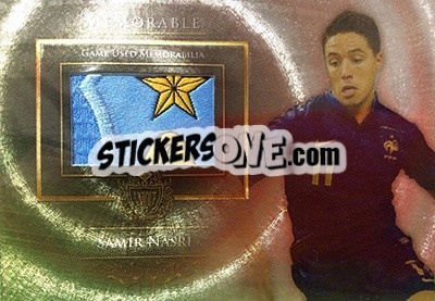 Sticker Samir Nasri - World Football UNIQUE 2015 n. MEM31 - Futera