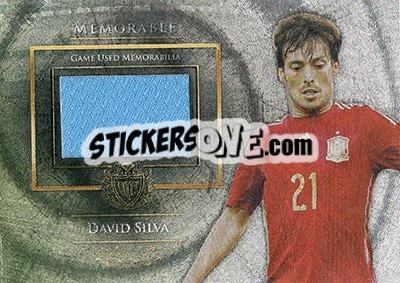 Sticker David Silva - World Football UNIQUE 2015 n. MEM33 - Futera