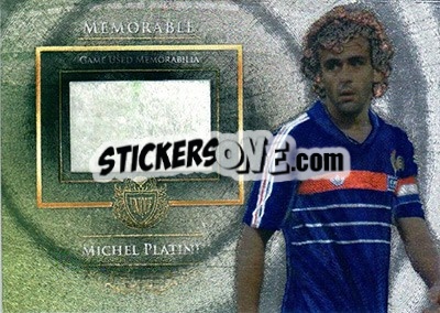 Sticker Michel Platini - World Football UNIQUE 2015 n. MEM43 - Futera