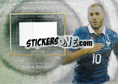 Cromo Karim Benzema - World Football UNIQUE 2015 - Futera