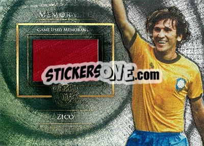 Sticker Zico - World Football UNIQUE 2015 - Futera