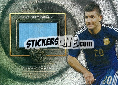 Sticker Sergio Aguero - World Football UNIQUE 2015 n. MEM63 - Futera