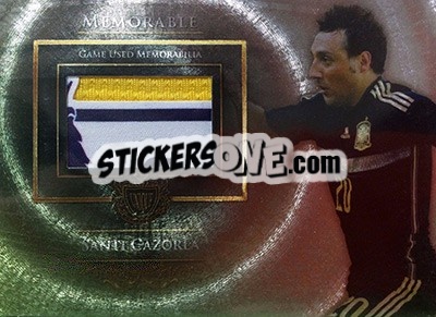 Sticker Santi Cazorla - World Football UNIQUE 2015 n. MEM67 - Futera