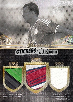 Sticker Edin Dzeko - World Football UNIQUE 2015 n. MT08 - Futera
