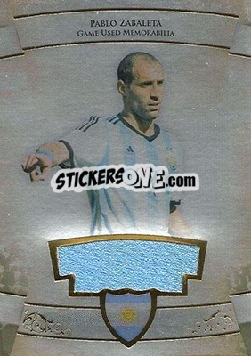 Sticker Pablo Zabaleta - World Football UNIQUE 2015 - Futera