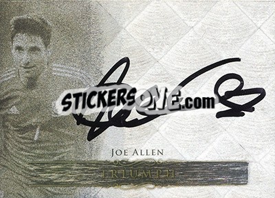 Sticker Joe Allen - World Football UNIQUE 2015 - Futera