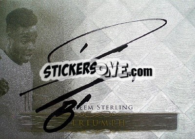 Sticker Raheem Sterling - World Football UNIQUE 2015 n. TR05 - Futera