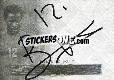 Sticker Wilfried Bony - World Football UNIQUE 2015 n. TR14 - Futera