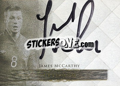 Sticker James McCarthy - World Football UNIQUE 2015 n. TR24 - Futera