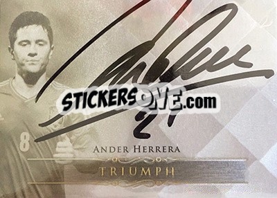 Sticker Ander Herrera - World Football UNIQUE 2015 - Futera