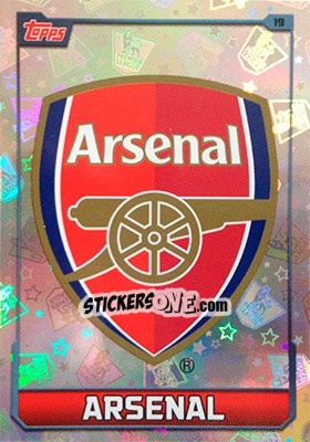 Sticker Club Badge - English Premier League 2015-2016. Match Attax n. 19 - Topps