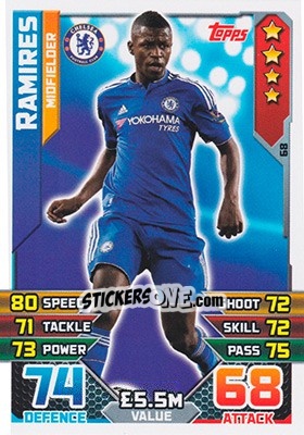 Figurina Ramires - English Premier League 2015-2016. Match Attax - Topps