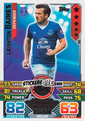 Cromo Leighton Baines - English Premier League 2015-2016. Match Attax - Topps