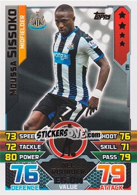 Sticker Moussa Sissoko - English Premier League 2015-2016. Match Attax - Topps