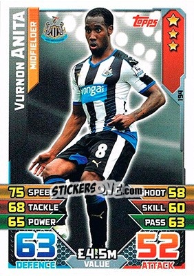 Cromo Vurnon Anita - English Premier League 2015-2016. Match Attax - Topps