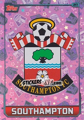 Sticker Club Badge - English Premier League 2015-2016. Match Attax n. 217 - Topps