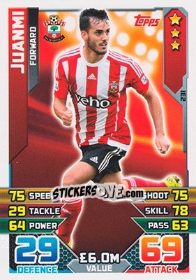 Sticker Juanmi - English Premier League 2015-2016. Match Attax - Topps