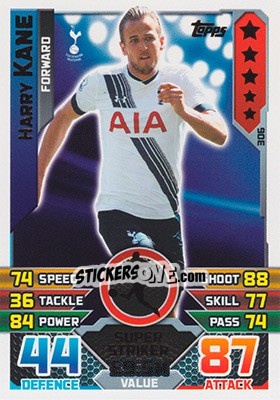 Cromo Harry Kane - English Premier League 2015-2016. Match Attax - Topps