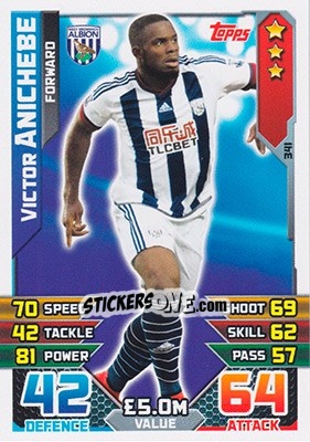 Sticker Victor Anichebe - English Premier League 2015-2016. Match Attax - Topps