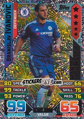 Sticker Branislav Ivanovic - English Premier League 2015-2016. Match Attax n. 371 - Topps