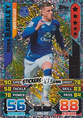 Sticker Ross Barkley - English Premier League 2015-2016. Match Attax - Topps