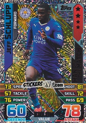 Sticker Jeff Schlupp - English Premier League 2015-2016. Match Attax - Topps