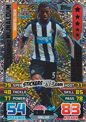 Sticker Georginio Wijnaldum - English Premier League 2015-2016. Match Attax n. 391 - Topps