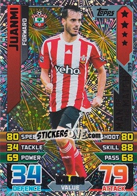 Sticker Juanmi - English Premier League 2015-2016. Match Attax - Topps