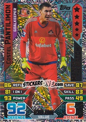 Cromo Costel Pantilimon - English Premier League 2015-2016. Match Attax - Topps