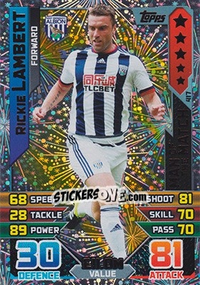 Sticker Rickie Lambert - English Premier League 2015-2016. Match Attax - Topps