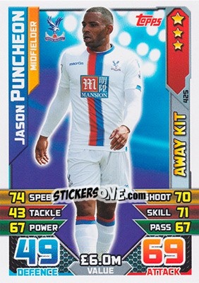 Sticker Jason Puncheon - English Premier League 2015-2016. Match Attax - Topps