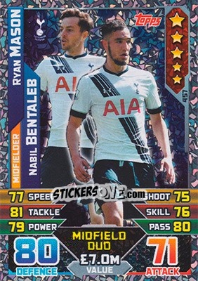 Cromo Ryan Mason / Nabil Bentaleb