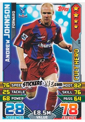 Figurina Andrew Johnson - English Premier League 2015-2016. Match Attax - Topps