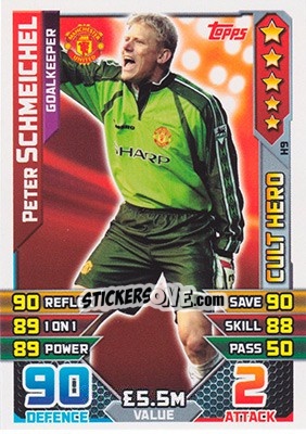 Cromo Peter Schmeichel - English Premier League 2015-2016. Match Attax - Topps