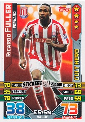 Figurina Ricardo Fuller - English Premier League 2015-2016. Match Attax - Topps