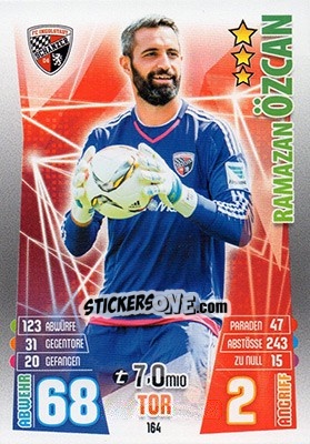 Sticker Ramazan Özcan - German Fussball Bundesliga 2015-2016. Match Attax - Topps