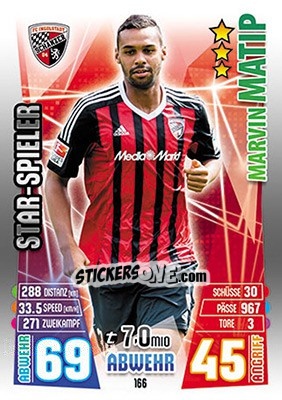 Figurina Marvin Matip - German Fussball Bundesliga 2015-2016. Match Attax - Topps