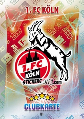 Cromo Clubkarte - German Fussball Bundesliga 2015-2016. Match Attax - Topps