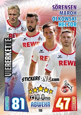 Sticker Frederik Sörensen / Dominic Maroh / Pawel Olkowski / Jonas Hector