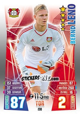 Sticker Bernd Leno