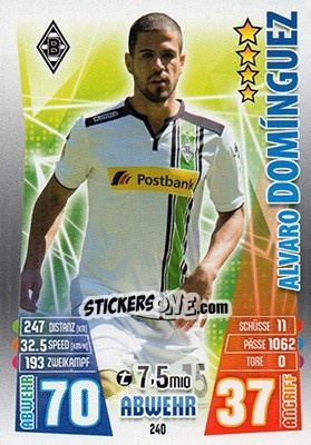 Cromo Alvaro Domínguez - German Fussball Bundesliga 2015-2016. Match Attax - Topps