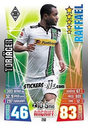 Sticker Raffael - German Fussball Bundesliga 2015-2016. Match Attax - Topps