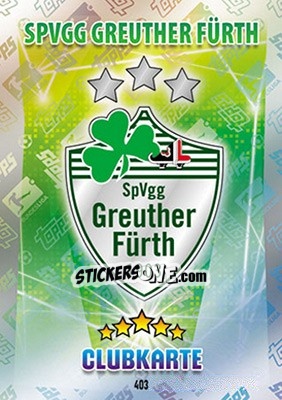 Figurina Clubkarte - German Fussball Bundesliga 2015-2016. Match Attax - Topps